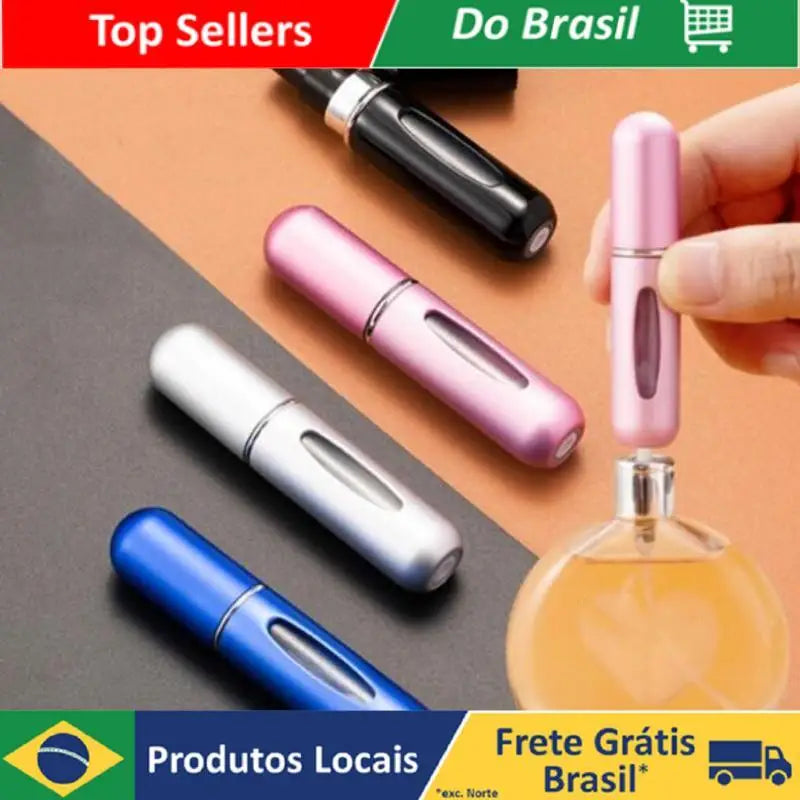 Mini Frasco Spray Recaregável 5ml - Escolha seu Kit