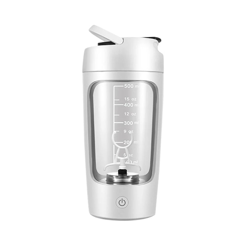 Shaker Elétrico Portátil USB 650ml – Misturador Automático para Suplementos